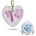 Baby Handprint and Footprint Kit Ornament Makers for Baby Girl Gifts & Baby Boy Gifts, Unique, Memory Art Personalized Baby Gifts for Baby Registry, Keepsake Box Nursery Decor