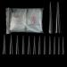 Clear Nail Tips Durable ABS Material Half Cover Clear Extensions Tips For Salons And Home Use Nail Stickers - Buy Online on GoSupps.com