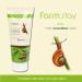 Farm Stay Korean Pure Snail Foam Cleanser 180ml - Hydrating & Gentle Facial Cleanser for All Skin Types - Buy Online on GoSupps.com