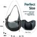 Pet Carrier Sling Breathable Mesh Hand Free Shoulder Tote Bag for Dog Cat Puppy Doggy Small Animals Below 10lb Adjustable Padded Shoulder Strap with Front Pocket Dog Carry for Outdoor Walking Travel Grey - Buy Online on GoSupps.com