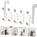 Mikikit 2 Pcs 1 Wall Hanging Hook Hanger Scarf Hanger Door Coat Hanger Multipurpose Door Hooks Hang a Hat - Buy Online on GoSupps.com