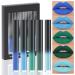 AMY'S DIARY Matte Plum Liquid Lipstick 5Pcs Sets 24-hour Lipstick Light Deep blue green Plum Lip Stain 24 Smudge Waterproof for Women (Set03)