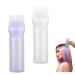 FINEASY 2 Pieces Hair colored brush Bottle root ridge Applicator Applicator Grund tools B rste Hair coloring medium Shampoo hair color comb hair color oil comb 170 ml (white+violet)
