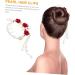 ABOOFAN Hair Bun Accessories Small Claw Clips High Ponytail Holder Rose Ponytail Holder Ponytail Clip Ponytail Cuff Hair Headband Alloy Lenceria De Mujer - Buy Online on GoSupps.com