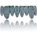 RINTOLER Diamond Dental Grill for Men and Women Irregular 8 Teeth Micro Inlaid Zircon Hip-hop Braces Hiphop Halloween Braces Emerald Green - Buy Online on GoSupps.com
