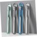Homsfou 8ST Hard Toothbrush Set - Travel & Household Tooth Cleaning Tools - Reduce Tooth Spots - Durable Plastic & TPR Design - Buy Online on GoSupps.com