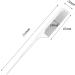 2Pcs Stainless Steel Rat Tail Hair Cutting Comb Set with Leather Bag - Salon Quality Barber Hairdressing Combs for Ultra-thin Styling - Buy Online on GoSupps.com