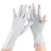 UV protection gloves summer women drive gloves comfortably slip -resistant bike gloves sun protection wrist gloves cooling breathable elastic summer gloves for outdoor car driving gray