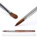Modelones Acrylic Nail Brush Size 8 - Pure Kolinsky Hair Bristles - Professional Manicure Pedicure Tool for DIY Home Salon - Buy Online on GoSupps.com
