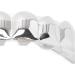 Hip Hop Teeth Fashionable Convenient Halloween Hip Hop Teeth for Women for Halloween Party for Hip Hop Fashion Shows for Men(Silver) - Buy Online on GoSupps.com