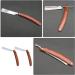 Beaupretty 2PC Razor Set - Safe Manual Shaving Tool | Traditional Design | 19cm Brown Hairdresser Grip - Buy Online on GoSupps.com