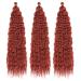 22-Inch Deep Twist Crochet Hair - 3 Pack Ocean Wave Curly Bohemian Braids | Synthetic Hair Extensions for Women & Girls - 350# - Buy Online on GoSupps.com