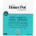 The Honey Pot Company 100% Organic Super Tampons 18 Count