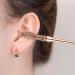Spring Ear Wax Cleaner Tool Set with Double-Ended Stainless 360 Spiral Ear Massage Cleaning Tool - Gold - Buy Online on GoSupps.com