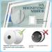 BRIGHTINWD Hollywood Vanity Mirror with Lights - Touch Control, 3 Color Modes, 10X Magnification, 360 Rotation - 16 White - Buy Online on GoSupps.com