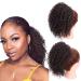 Drawstring Puff Afro Kinky Curly Ponytail African American Short Wrap Synthetic clip in Ponytail Hair Extensions