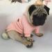 Meioro Dog Hoodie Sweater - Warm Single-Colored Pet Clothing for Winter - 3XL Rose for French Bulldog & Pug - Buy Online on GoSupps.com