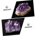 FOMIYES 2pcs Natural Crystal Cluster Natural Geode Cave Decor Meditation Stone Natural Minerals Small Piece - Buy Online on GoSupps.com