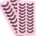 False Eyelashes Russian Strip Lashes Fluffy Eyelashes Perfect for Parties Weddings Birthday Gifts Eye Lashes for Every Type of Eyes Eyelashes Fake Lashes Natural Look (Lashes DH06-02)