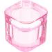 PATKAW Glass Crystal Cup Clear Nail Art Acrylic Liquid Powder Dappen Dish Bowl Mini Dappen Dish for Nail Acrylic Powder Pink - Buy Online on GoSupps.com