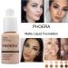Glamza Phoera Full Coverage Makeup Kit - 24 Hour Long Lasting Oil Control Flawless Soft Matte Concealer Cream with 4 x 30ml Foundation and Silicone Sponge - Buy Online on GoSupps.com