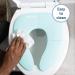 Folding Travel Potty Seat for Boys and Girls - Round & Oval Toilet Fit | Non-Slip Suction Cups | Free Travel Bag - Aqua - Buy Online on GoSupps.com