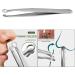 Fenteer Stainless Steel Nose Hair Trimming Tweezers - Precision Grooming for Smooth Nose Hair Removal - Buy Online on GoSupps.com