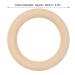 10 Pack Wooden Teething Rings 2.6 Inch - Unfinished Natural Wood Circles for Babies - No Paint Circles (Madera Color) - Buy Online on GoSupps.com