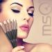 MSQ 6pcs Rose Gold Eye Brush Set - Eyeshadow, Eyebrow, Eyeliner, Blending & Concealer Makeup Brushes - Perfect Gift Idea - Buy Online on GoSupps.com