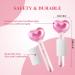 Heart-Shaped Ice Globes for Facials | Unique Skincare Tool Ideal Birthday Gift | Innovative Facial Massager - Purple - Buy Online on GoSupps.com