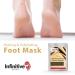 5 x Infinitive Beauty Exfoliating Foot Mask - Peeling Scrub for Soft Feet Odour Elimination Hard Skin Removal & Moisturizing - 7 Days Effective International Shipping Available - Buy Online on GoSupps.com