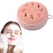 Silicone Face Brush Super Soft Cleaning Scrubber | Face Wash Scrub Exfoliator Brush Manual Handheld Face Skincare for Cleaning Wobblo Pink
