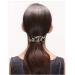 Premium French Hair Clips for Ladies - 2 Pack Large Automatic Clips in Ivory and Tortoise | Thick & Thin Hair Patent Pattern - Buy Online on GoSupps.com