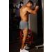 Ouber Men's 2 Running Shorts with Liner - Grey Large | Workout & Gym Shorts - Buy Online on GoSupps.com