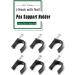 Rierdge 100 Pack Half Clamps J-Hook with Nails - 1/2 & 3/4 Inch Black PEX Support Holder for Pipe Fastening (12mm & 20mm) - Buy Online on GoSupps.com