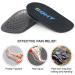SQHT Height Increase Insoles - Achilles Tendonitis Relief - Leg Length Discrepancy - Heel Cushion - Men & Women - Black - Large 0.6 Inch (Pack of 2) - Buy Online on GoSupps.com