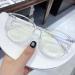 Buy GXFCAI Vintage Transparent Computer Glasses - Anti Blue Light Round Frames for Clear Vision - Buy Online on GoSupps.com