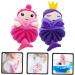 Buy Hemoton 2pcs Bath Ball Shower Loofah - Kids Bath Pouf for Gentle Skin Cleaning | International Shipping Available - Buy Online on GoSupps.com