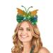 IYOU Bow Light Up Headband Green St Patrick's Day Led Hair Bands Mermaid Themed Party Costume Hair Accessories for Women