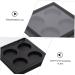 FRCOLOR 10 Pcs Eye Shadow Blank as Blush Box - Travel-Friendly Cosmetic Organizer (10x9cm) - Black - Buy Online on GoSupps.com