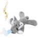 Zooawa Baby Pacifier Holder for Infant Boys Kids Girls 0-36 Months - Elephant