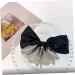 minkissy bow hairpin bow women barrettes Black hair bow headress bow hairpin bow hair barrettes for women xmas bowknot hair ties for women headwear bow woman dense fabric Fabric - Buy Online on GoSupps.com