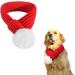 Naler Dog Christmas Scarf Christmas Costume Dog Clothes Pet Christmas Scarf Christmas Scarf Red Dog Costume Large XL