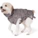 Lills Dog Bathrobe - 100% Organic Cotton in Stone Grey | XS Size (45 cm Back Length) - Perfect for International Shipping - Buy Online on GoSupps.com