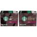Starbucks French Roast Dark Roast Coffee Single Serve Keurig K-Cup Pods 24 Capsules & Sumatra Dark Roast Coffee Single Serve Keurig K-Cup Pods 24 Capsules