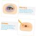 VINTORKY Practical Eye Skin 1 Set Makeup Practice Skin Eyeshadow Eye Makeup Training Skin Thick Eye Makeup Board Portable Mold - Buy Online on GoSupps.com
