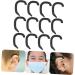 Healeved 12 Pairs Silicone Ear Corrector Cuffs for Infants - Valgus Correction Patch - Black - 4.4x3.6x0.4cm - Buy Online on GoSupps.com