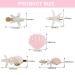 5-Piece Pearl Shell Starfish Hair Clip Set for Women - Beach Mermaid Hairpin Styling Accessories - Buy Online on GoSupps.com