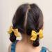 KERTFGOKU Yellow Hair Bows Clips for Girls - 2 PCS Cotton Ribbon Non Slip Hair Accessories for Baby Girls and Toddlers - Buy Online on GoSupps.com
