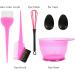 Taotiieout 5PCS Professional Salon Hair Coloring Dyeing Kit Ear Caps Dye Mixer Hair Tint Dying Coloring Applicator Hair Dye Coloring Kit Black - Buy Online on GoSupps.com